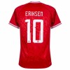 Original Fußballtrikot Dänemark Eriksen 10 Heimtrikot EURO 2024 Für Herren